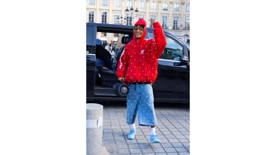 Jaden Smith stops by a MSFTS hangout at Place VendÃ´me in Paris, where he promotes his brand and lifestyle, meets with fans, and spends time with friends