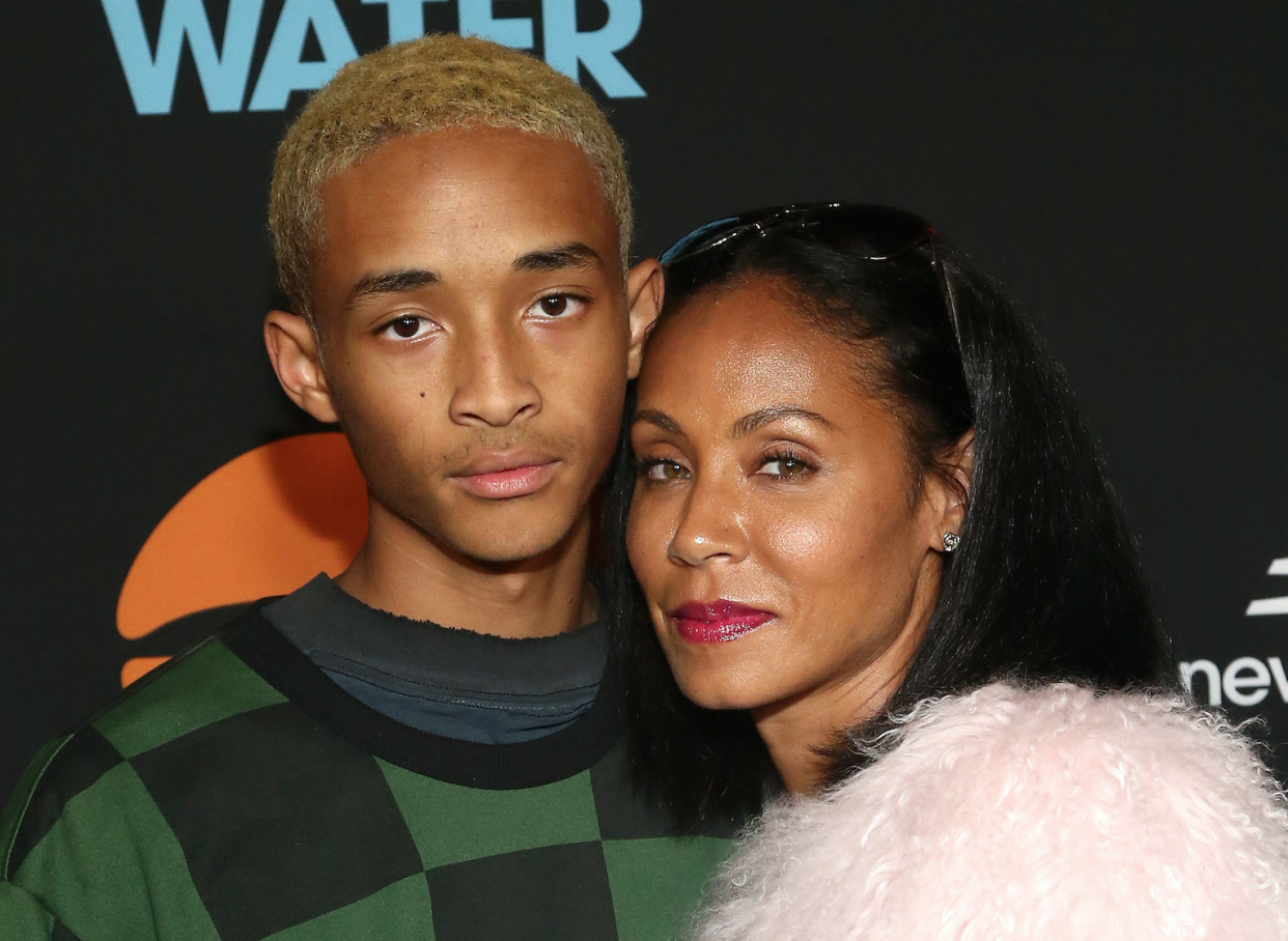 Jada Pinkett Smith with her son Jaden. [Photo: Getty]