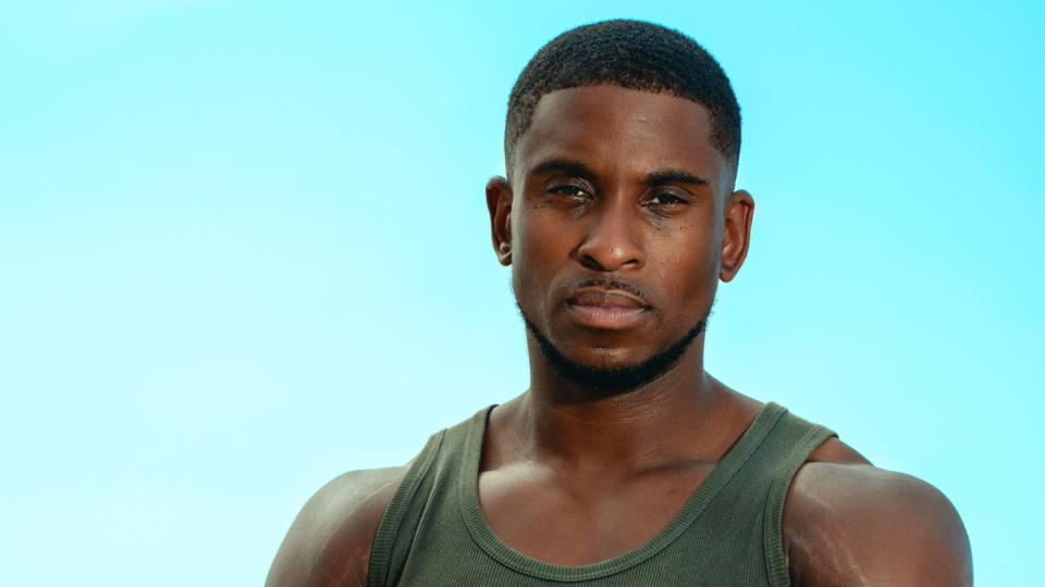 Nathan photographed for Survivor UK 2023