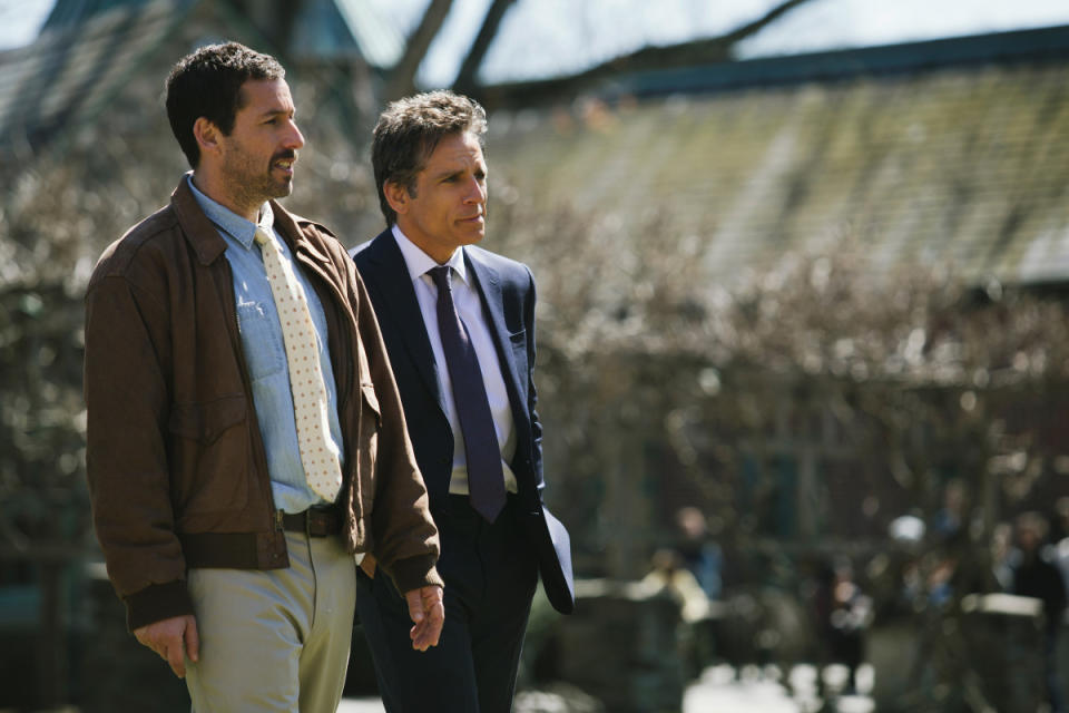 Adam Sandler and Ben Stiller in The Meyerowitz Stories (New and Selected)<p>Atsushi Nishijima/NETFLIX</p>