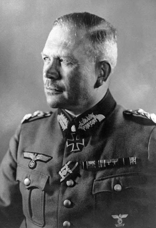 Cmdr. Heinz Guderian led the German 2nd Panzer division during the Battle of Abbeville in France in 1940. Here is seen in July 1941. File Photo courtesy of the State Treasury of Poland/Wikimedia Commons