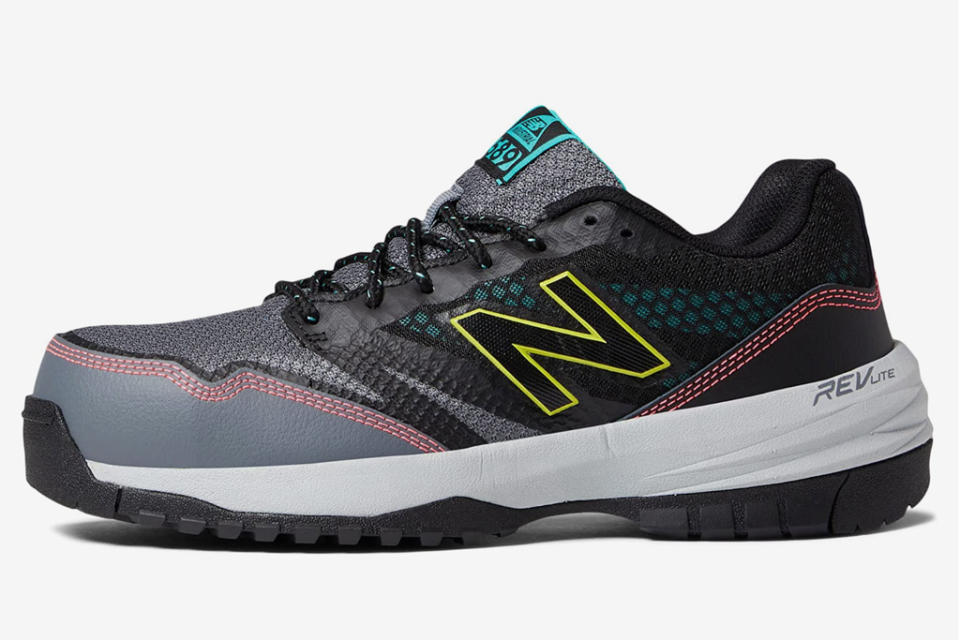 New Balance’s 589 composite-toe safety shoe is a popular item for both men and women. - Credit: Courtesy of Zappos