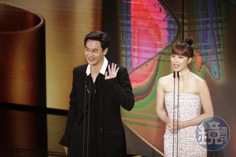 台視公布金馬獎收視最高點落在劉冠廷、王渝萱頒發「最佳劇情短片獎」。