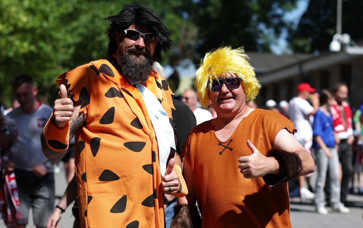 Fred Flintstone and Barney Rubble