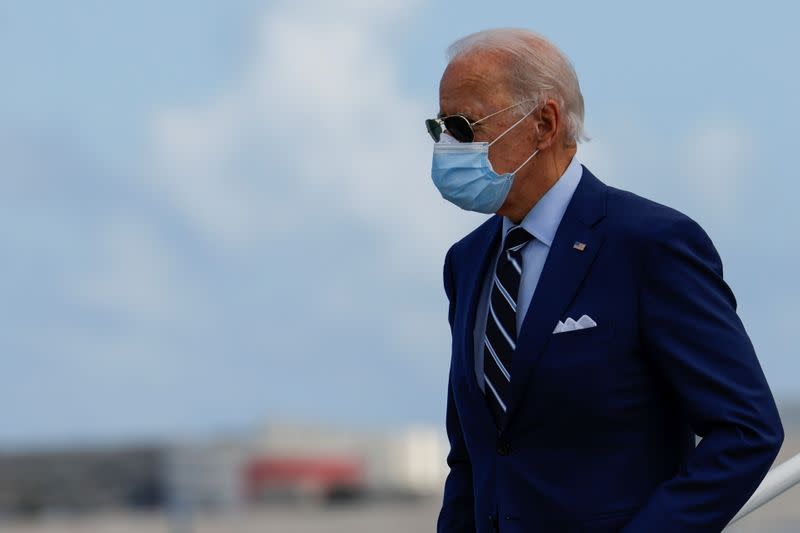 U.S. presidential nominee Biden campaigns in Fort Lauderdale, Florida