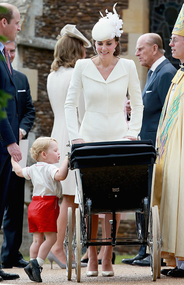 Princess Charlotte's christening in pictures