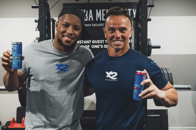 NFL's Saquon Barkley Joins LVMH-Backed Firm in X2 Energy Drink