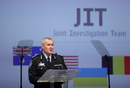 Investigators present latest findings in MH17 downing, in Nieuwegein