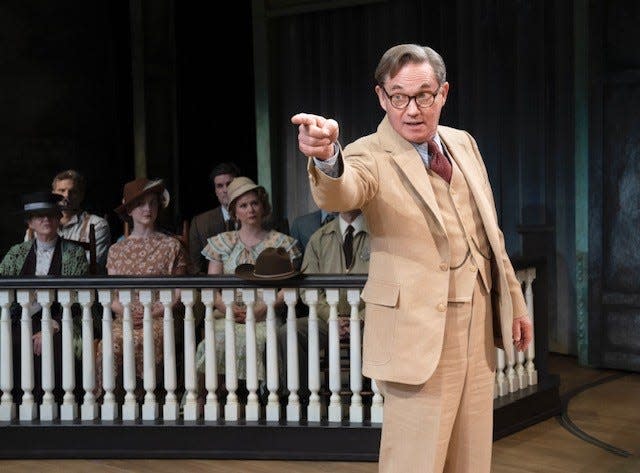 Richard Thomas plays Atticus Finch in "To Kill A Mockingbird" as part of the Broadway series at Artis―Naples in Florida. (Photo by Julieta Cervantes)