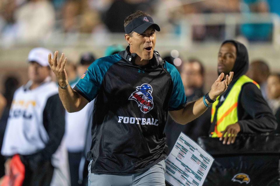 Coastal Carolina's Jamey Chadwell earned $350,000 in bonuses as his team reached the Sun Belt title game.