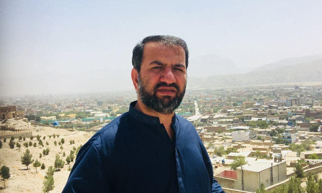 CBS News producer Sami Yousafzai is seen in Kabul, Afghanistan, in 2019. / Credit: Sami Yousafzai