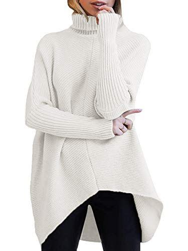4) Turtleneck Long Sleeve Sweater