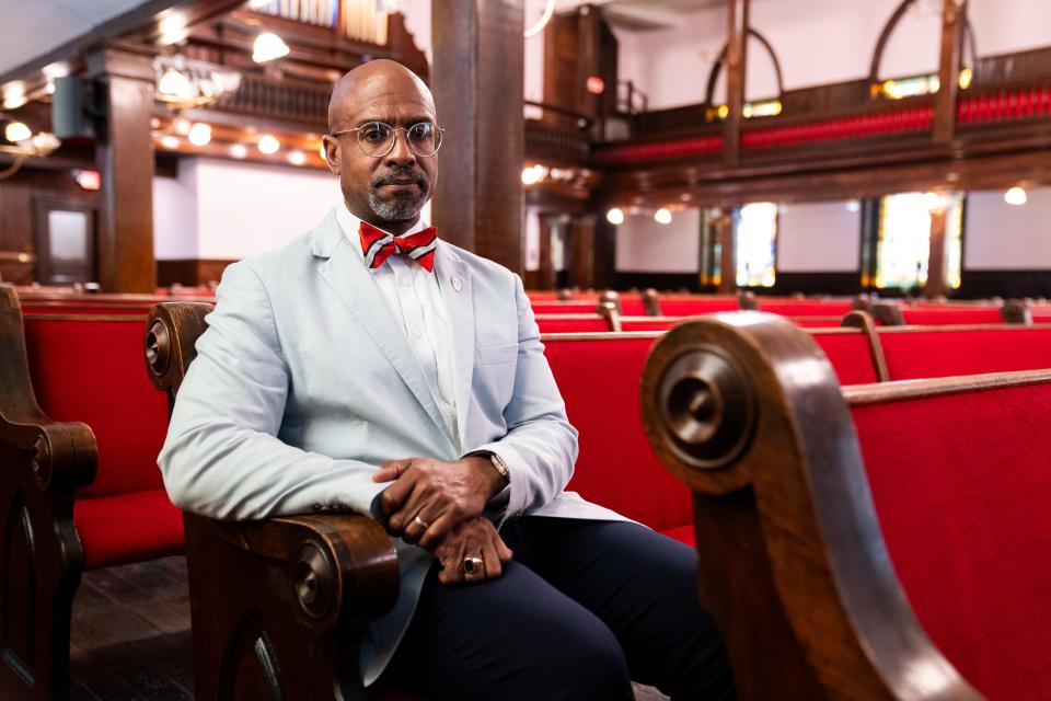 Eric Manning, pastor of Emanuel AME Church in Charleston, South Carolina, hopes to get Black voters to cast ballots in the primaries and the general election.