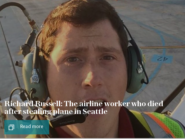 Richard Russell: The airline worker who died after stealing plane in Seattle