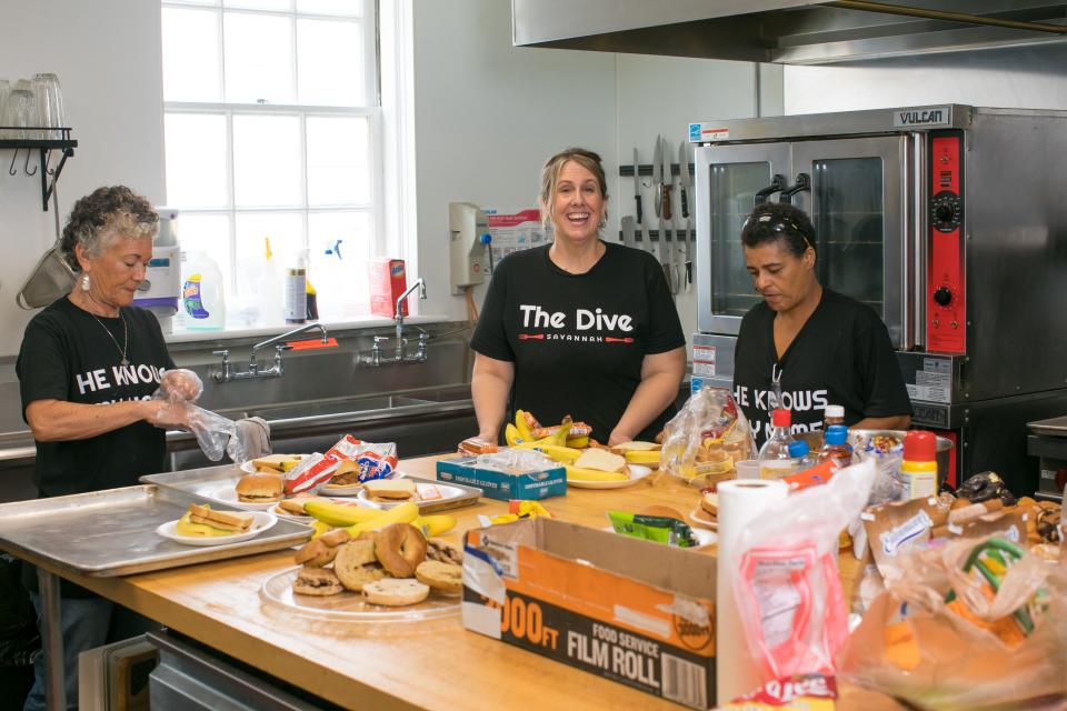 Kristy Crill is on a mission to help Savannah's homeless and struggling veterans. She started The Dive Savannah a little more than a year ago to provide food and help to people in need.
