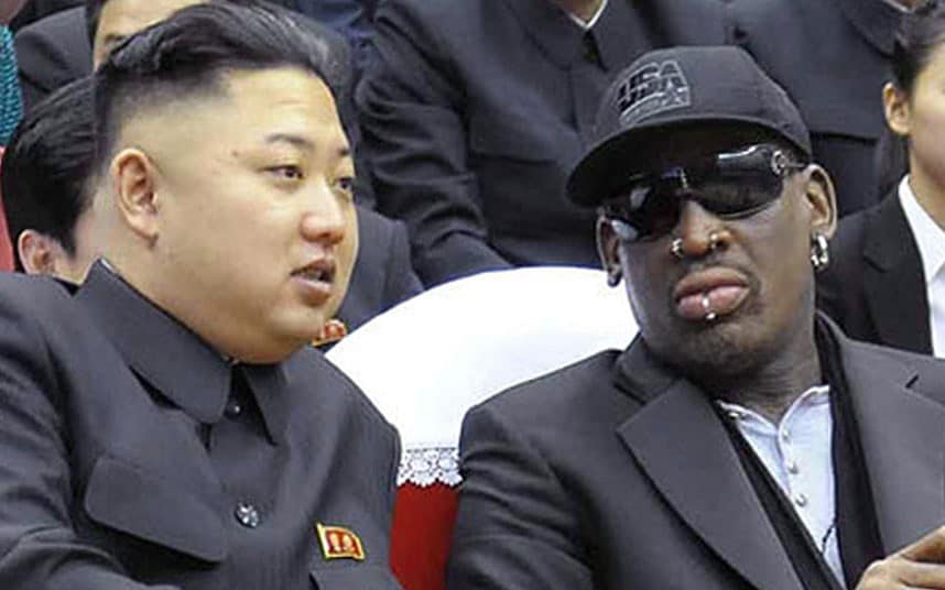 Dennis Rodman has visited North Korean supreme leader Kim Jong Un a handful of times. (Getty Images)