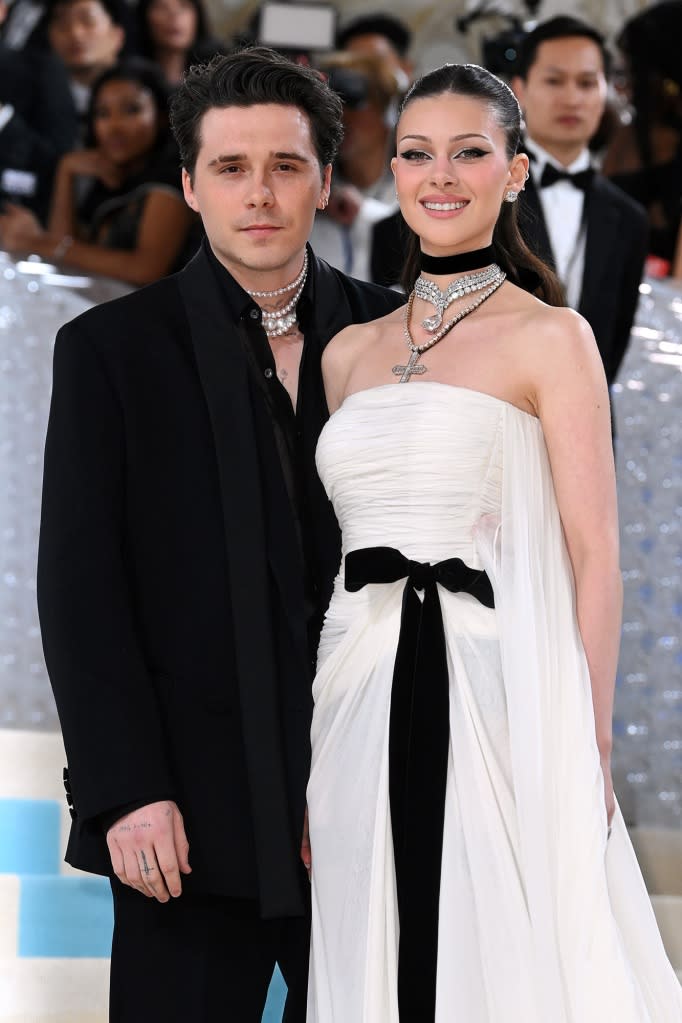 MET Gala 2023 - Red Carpet Arrivals - 582 Brooklyn Beckham and Nicola Peltz Beckham