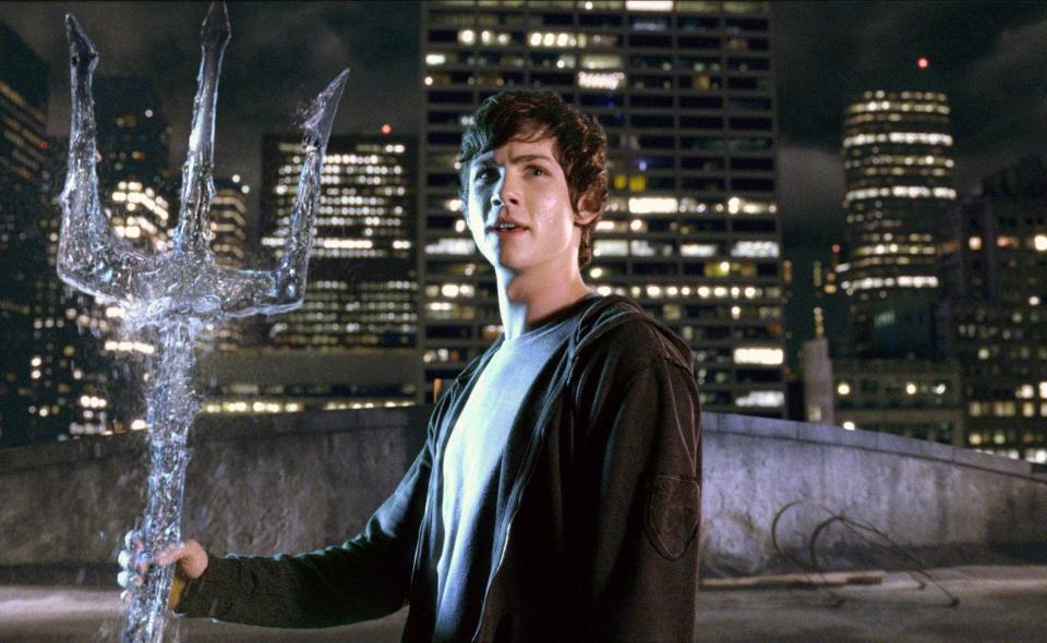 Logan Lerman in Percy Jackson and the Olympians; The Lightning Thief.