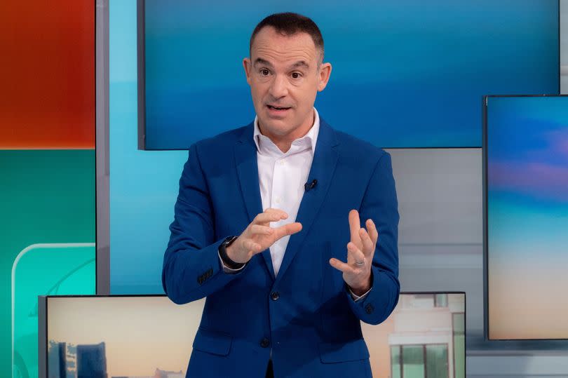 Martin Lewis presenting on TV