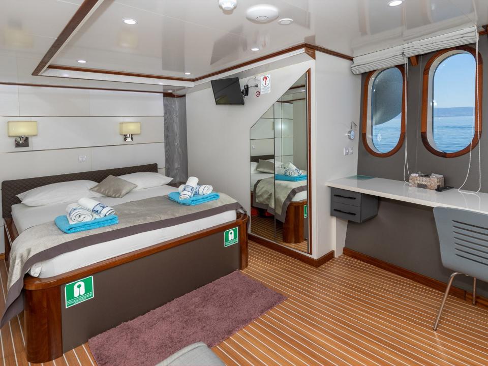 cabin in prestige yacht