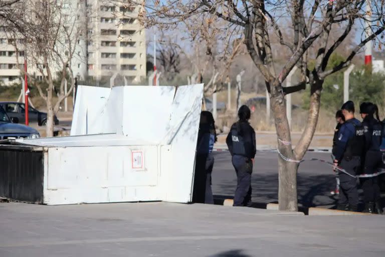 Un hombre murió aplastado por un puesto de revista en Las Heras