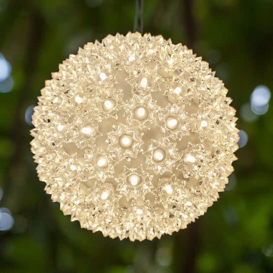 <p><strong>Novelty Lights</strong></p><p>amazon.com</p><p><strong>$44.19</strong></p><p>These spheres will look absolutely magical draped around your outdoor trees (though they are great for indoor use, too!). You can connect multiple sets to create a truly eye-catching display. </p>
