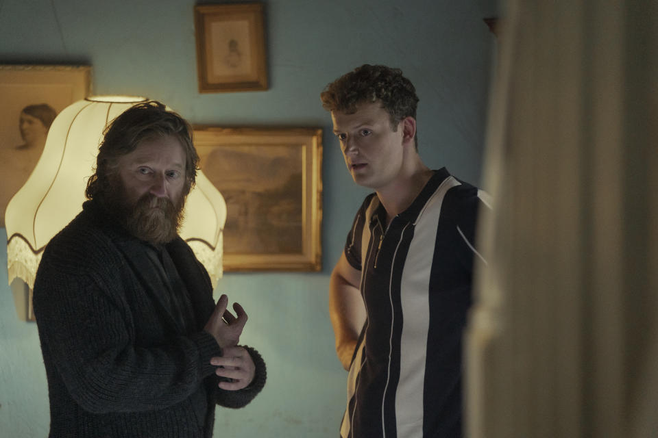 David Wilmot as Seamus, Chris Walley as Sean. Enda Bowe/Netflix