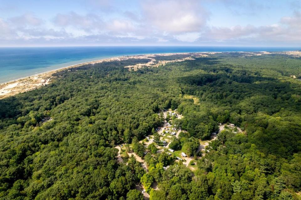 Ludington State Park in Ludington during summer 2022.