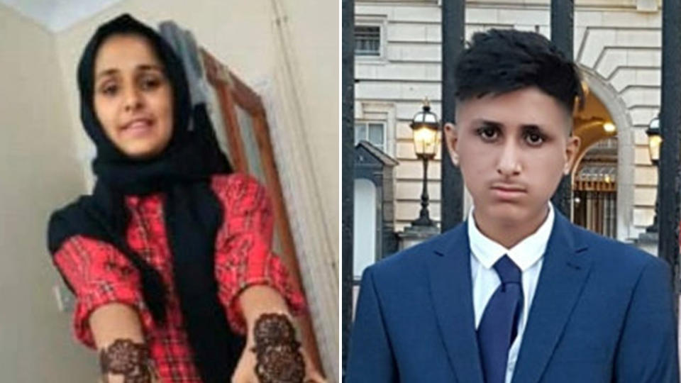 Malika Shamas (left) and her brother Haider died last year while on a family trip. The coroner has ruled their deaths as "tragic" accidents. Source: MEGA