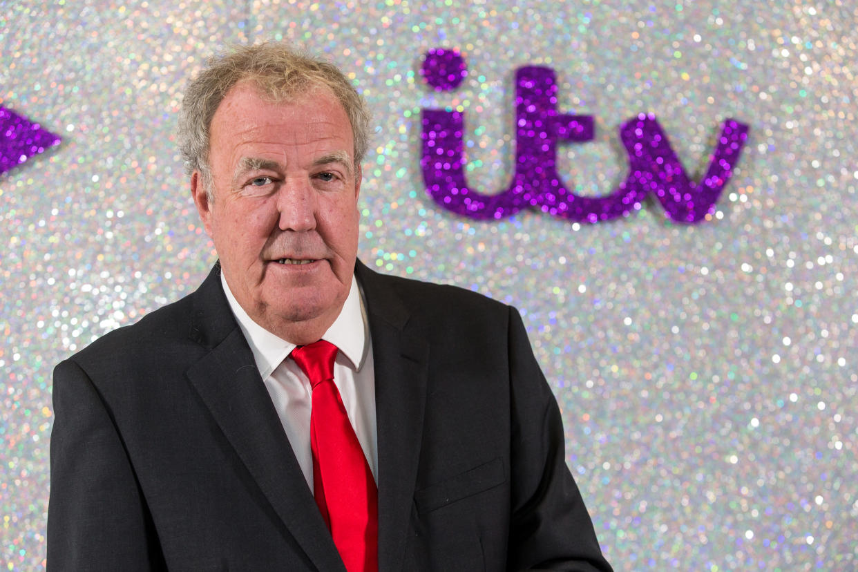 Jeremy Clarkson attends the ITV Autumn Entertainment Launch at White City House on August 30, 2022 in London, England. (Photo by Nick England/Getty Images)