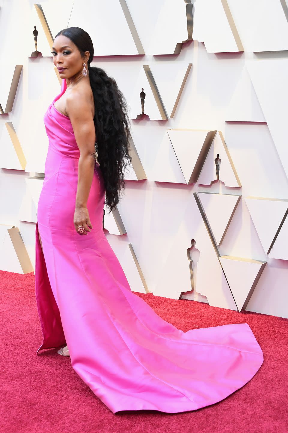 <p>A power pony if we've ever seen one, on the impossibly gorgeous Angela Bassett.</p>