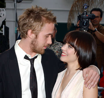 Ryan Gosling and Rachel McAdams at the Los Angeles premiere of New Line's The Notebook