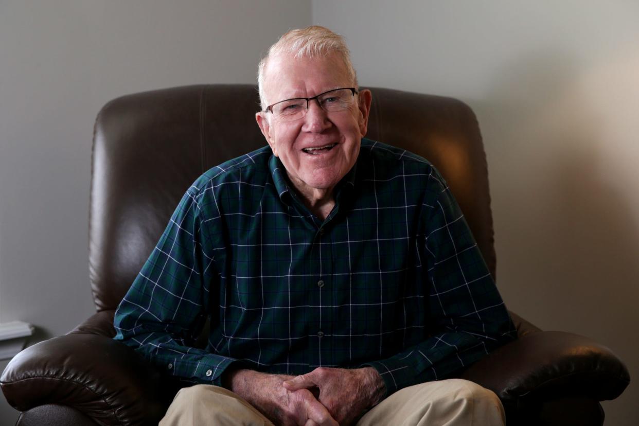 Ron Campbell, former Lafayette City Councilmen, sits for a portrait, Thursday, Dec. 16, 2021 in Lafayette.