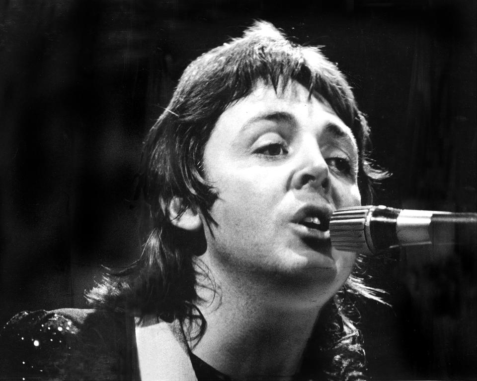 Paul McCartney and Wings in concert at Madison Square Garden.&nbsp;