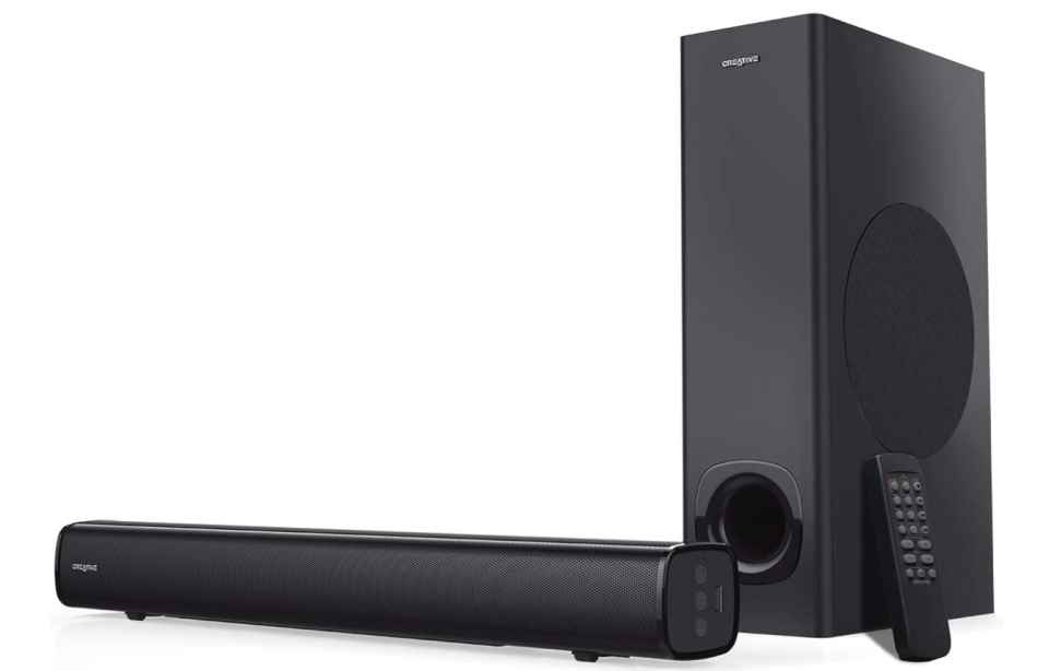 Creative Stage 2.1 Channel Under-Monitor Soundbar with SubwoofeR