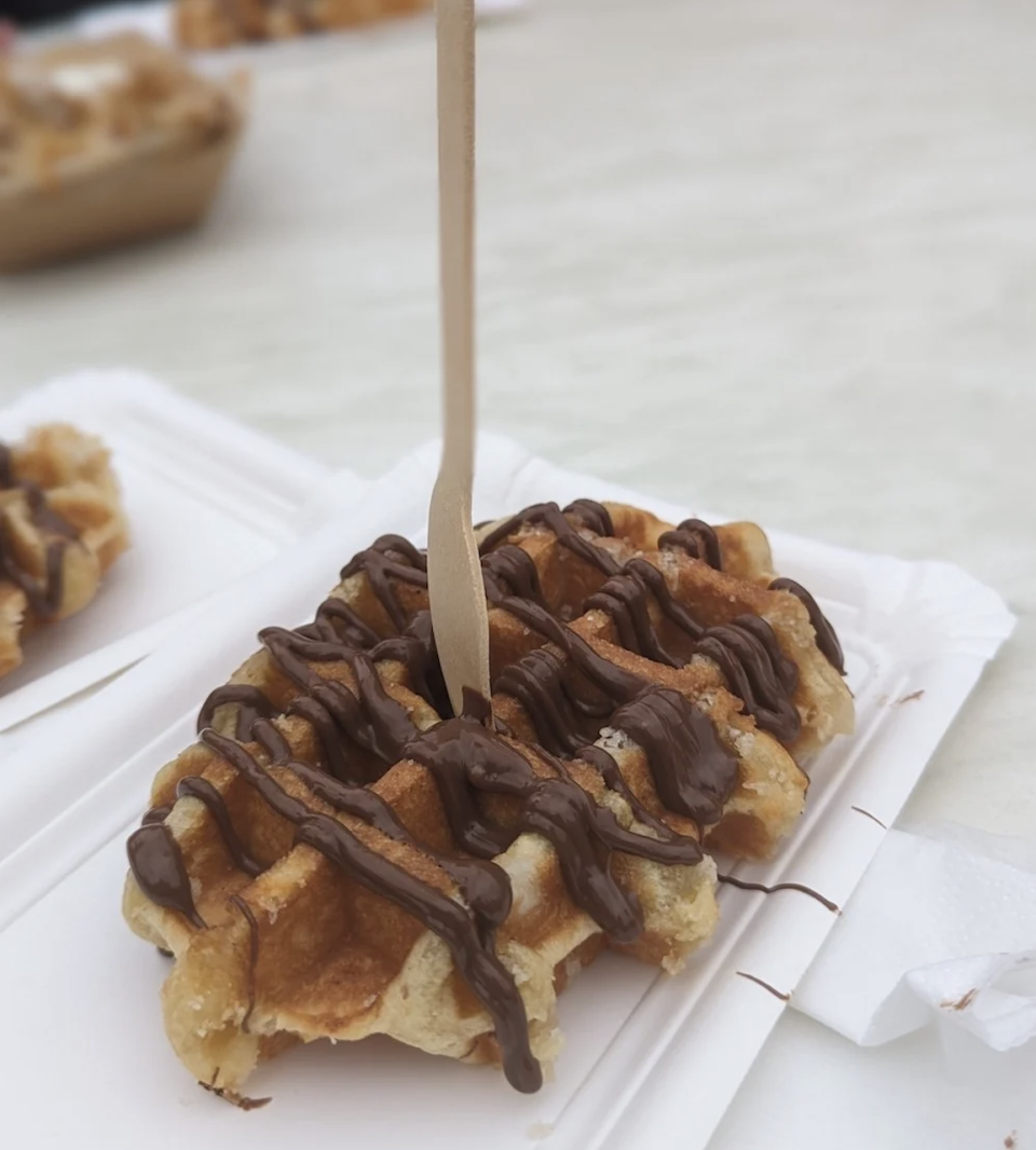 nutella waffle at disneyland pari s