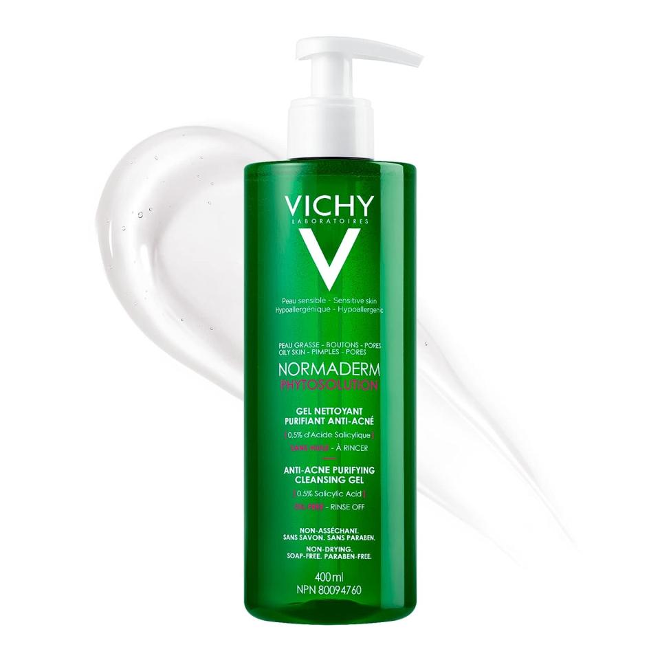 Vichy Anti-Acne Salicylic Acid Cleansing Gel. Image via Amazon.