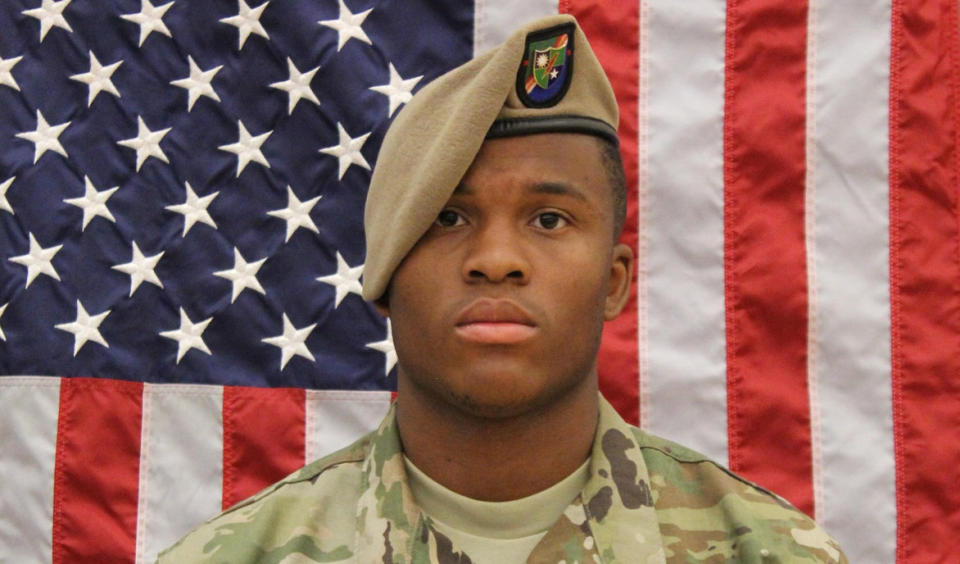 Spc. Etienne J. Murphy, 22, of Loganville, Ga., died May 26 in Al-Hasakah, Syria, of injuries sustained during a vehicle-rollover-related incident. (Photo: DOD)