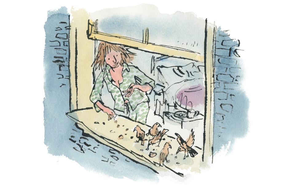 Feeding the Birds, 2010 - Quentin Blake