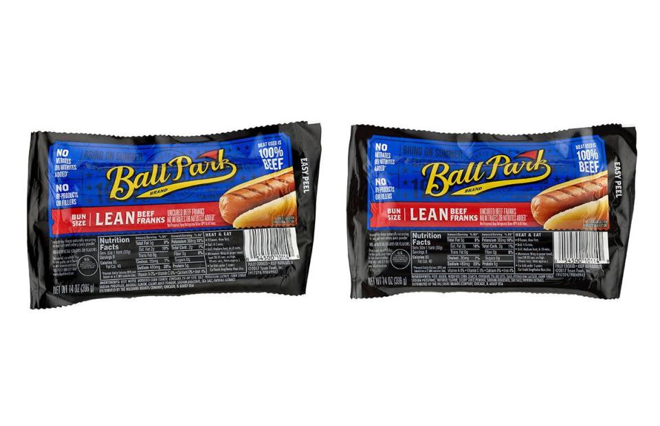 Low fat: Unhealthiest: Ball Park Lean Beef Franks