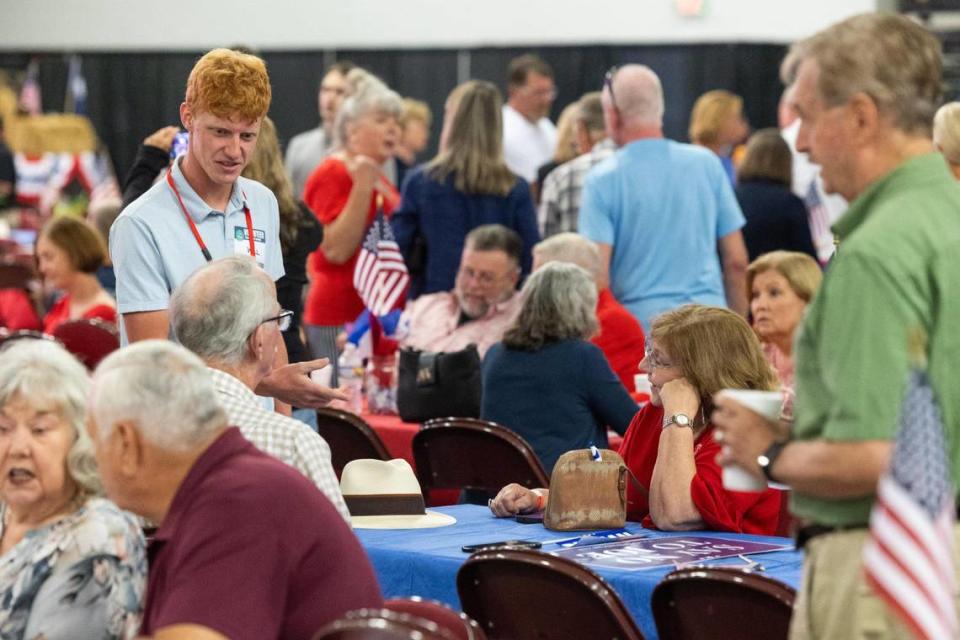 Jeff Duncan’s 12th annual Faith and Freedom Barbeque on Monday, August 28, 2023. The event is an opportunity for primary candidates to speak to Republican voters.
