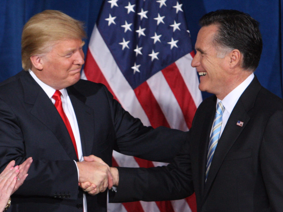 Mitt Romney Donald Trump