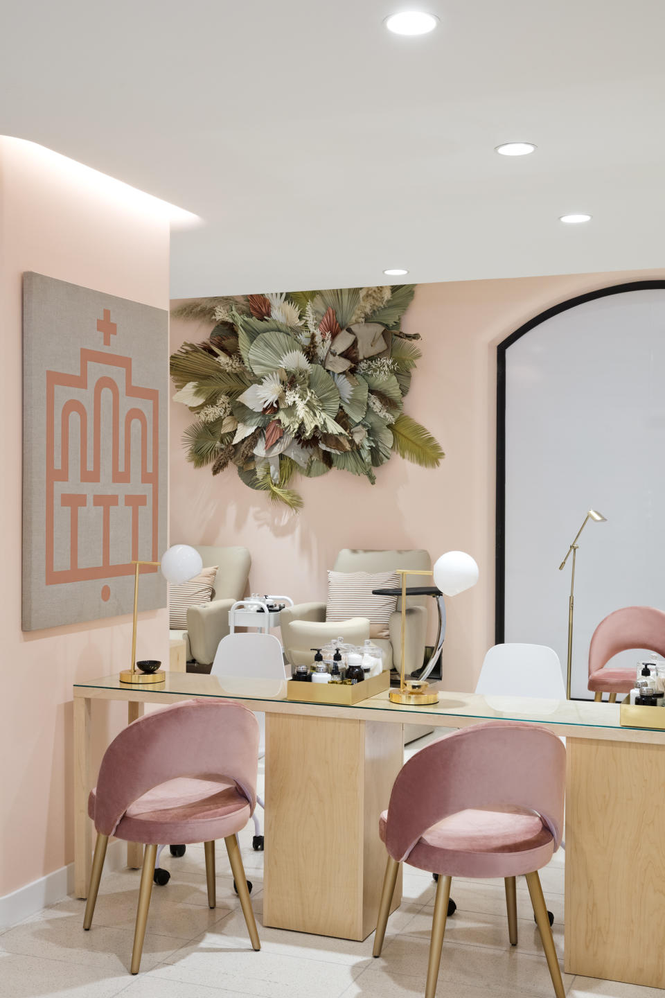 Services such as spa treatments, nails and brows are offered at Nordstrom’s NYC flagship.