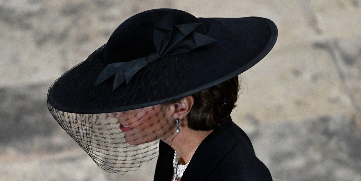 kate at the queen's funeral