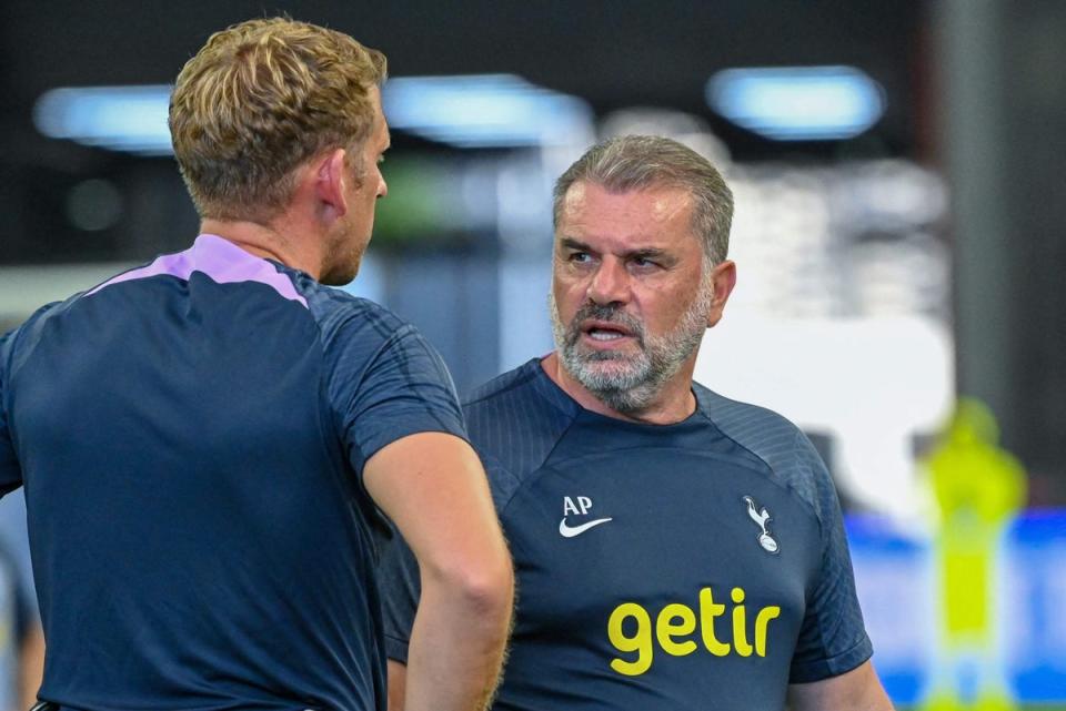 Ange Postecoglou is looking to build optimism at Spurs (AFP via Getty Images)
