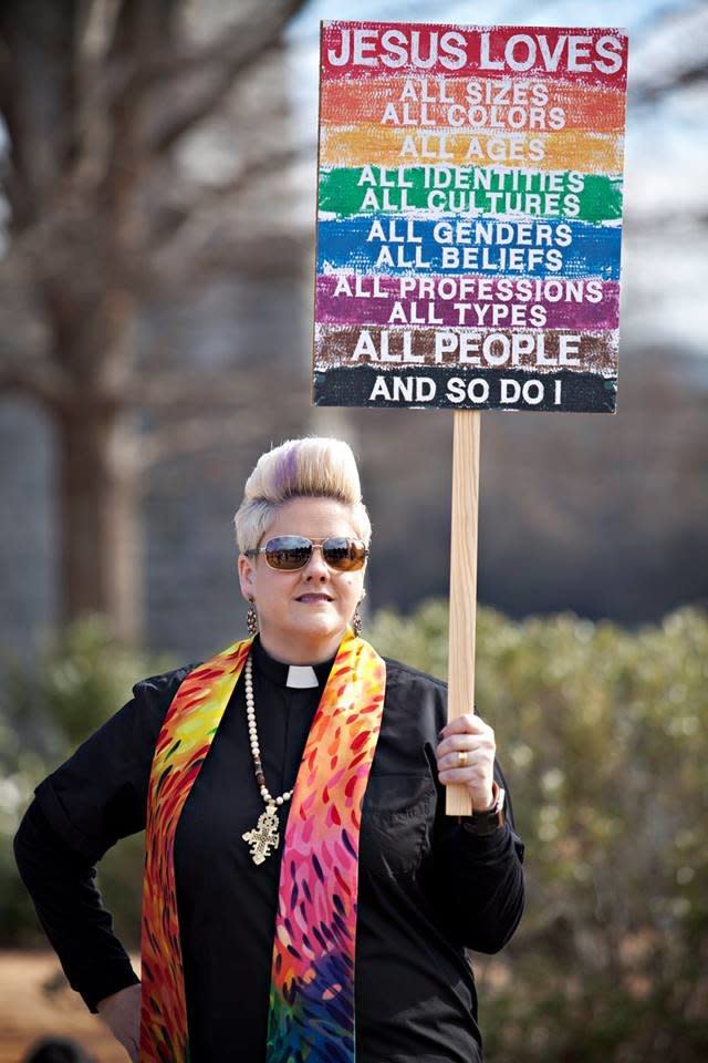 Anna Golladay, who terms herself a<a href="https://rmnetwork.org/golladayfiredqueerwedding/" target="_blank"> "cradle United Methodist,"</a>&nbsp;lost her job as a licensed local pastor in Tennessee for officiating at a lesbian wedding. (Photo: Courtesy Reconciling Ministries Network)