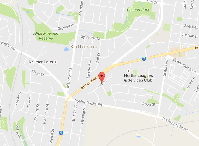 The attack allegedly happened on Paul St, Kallangur on Wednesday night.