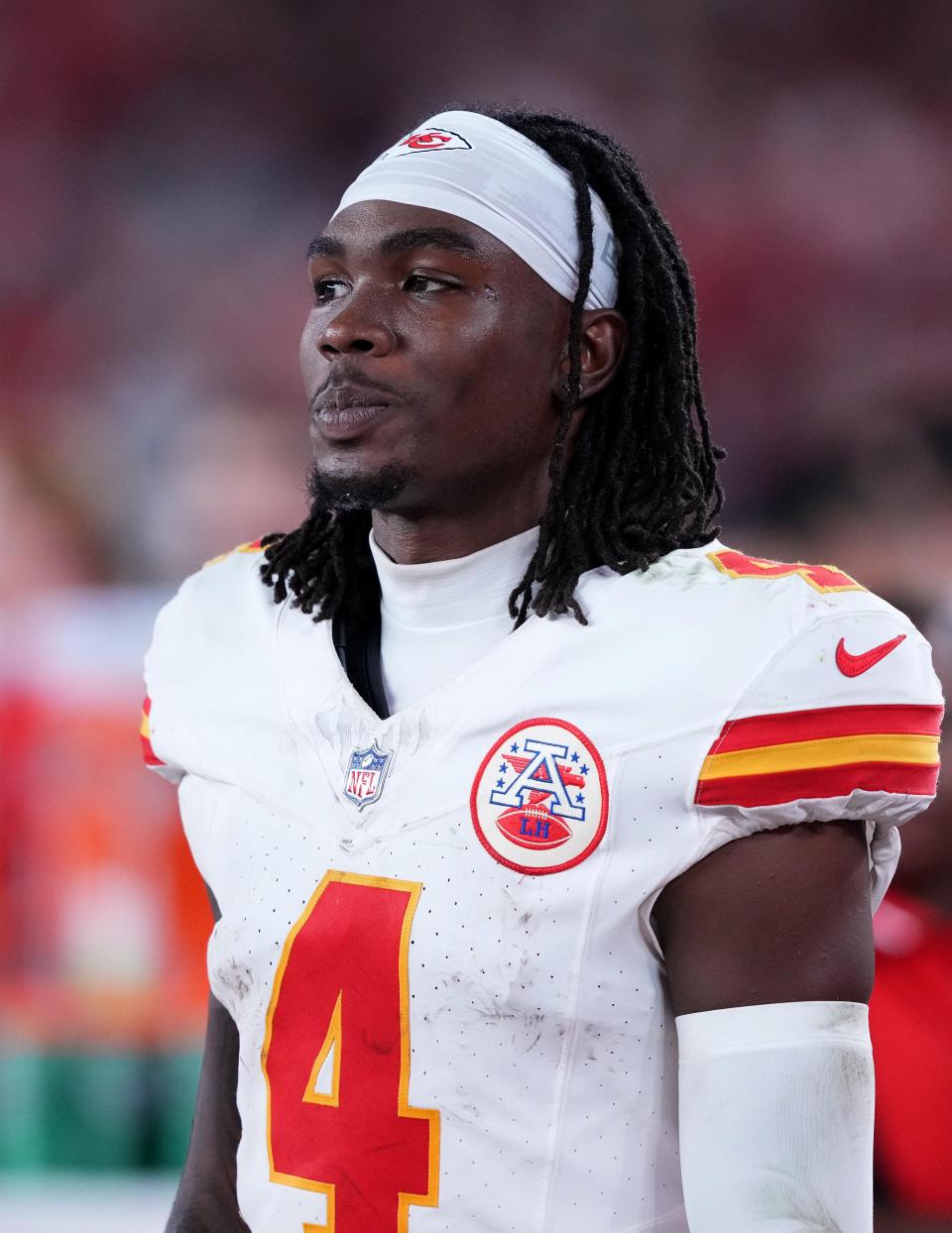 Kansas City Chiefs wide receiver Rashee Rice.