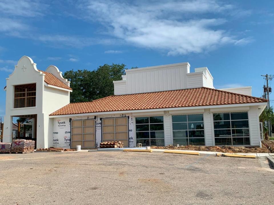 A new Aztecas Restaurant & Cantina on U.S. 90 at the Biloxi strip is taking shape and will open soon.