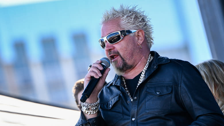 Guy Fieri at his tailgate